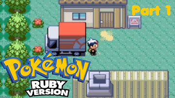 Pokémon Ruby Walkthrough Part 1 (No commentary) - Littleroot Town