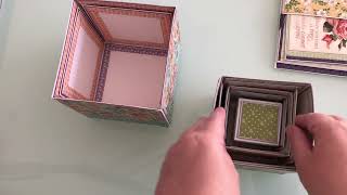 Pt 2 graphic 45 secret garden exploding box with a difference