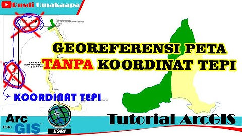 Georeferensi Peta TANPA Koordinat Tepi - ArcGIS 10.8