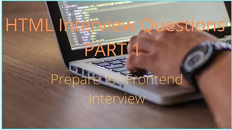 HTML Interview Questions Part 1 | Frontend Interview Preparation | Coding  Questions