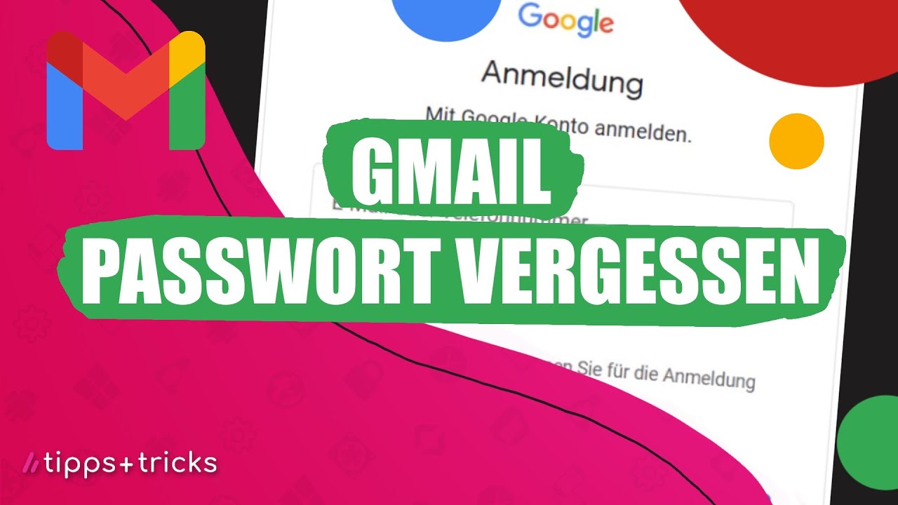 Gmail-Passwort vergessen - das können Sie tun - YouTube