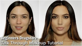 Beginners Talk Through Makeup Tutorial | All Drugstore