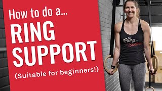 How to do a Ring Support (Elbow & Shoulder Stability!)