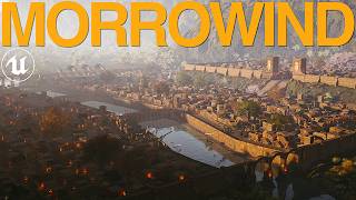 The True Scale of Balmora: Morrowind in UNREAL ENGINE 5! [4K]
