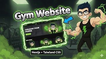 Modern Gym Website | Nextjs + TailwindCss | Frontend Project