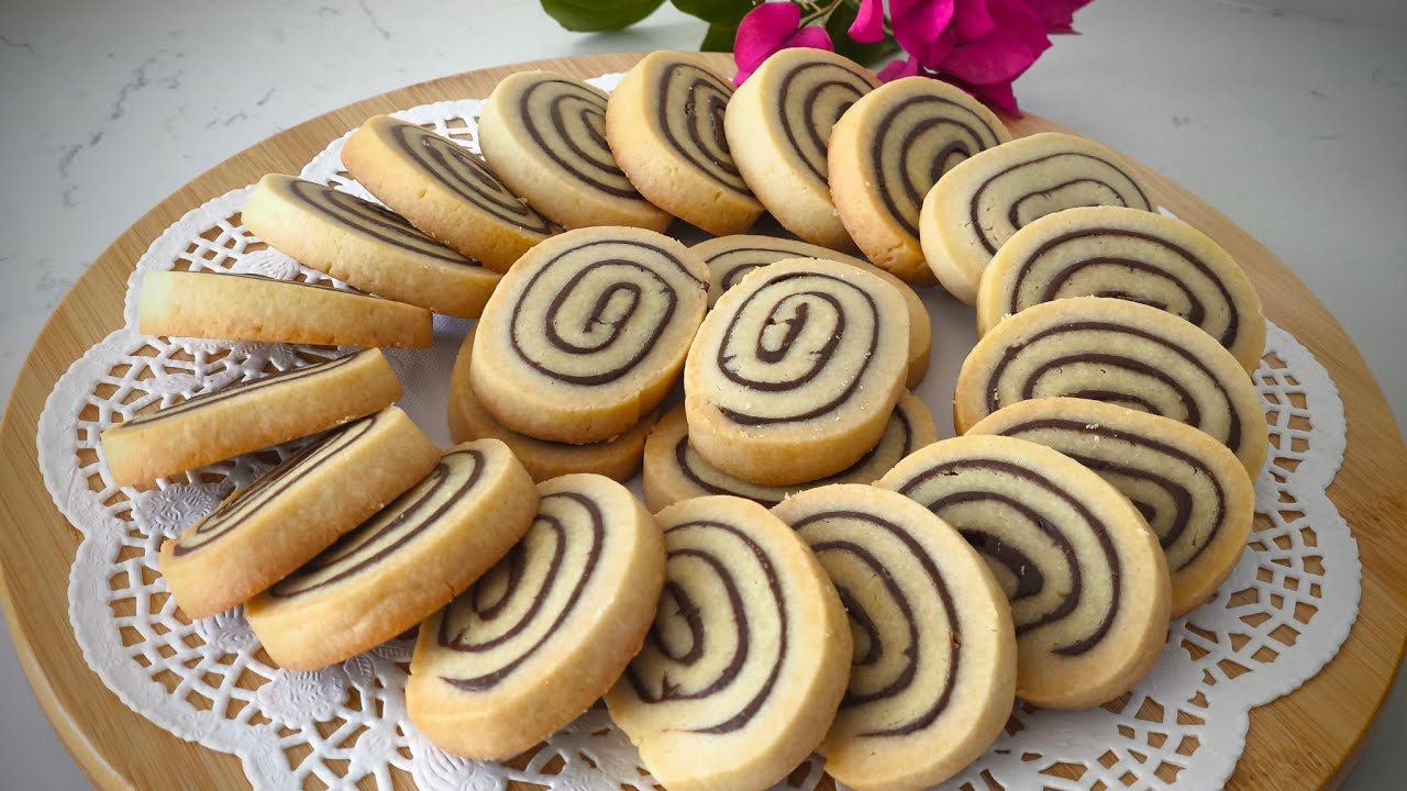 Bu kurabiyeleri herkes hazır sandı☺️Az malzemeli çikolatalı rulo kurabiye tarifi ✅