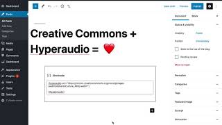 How to use the Hyperaudio Wordpress Plugin – Part 2