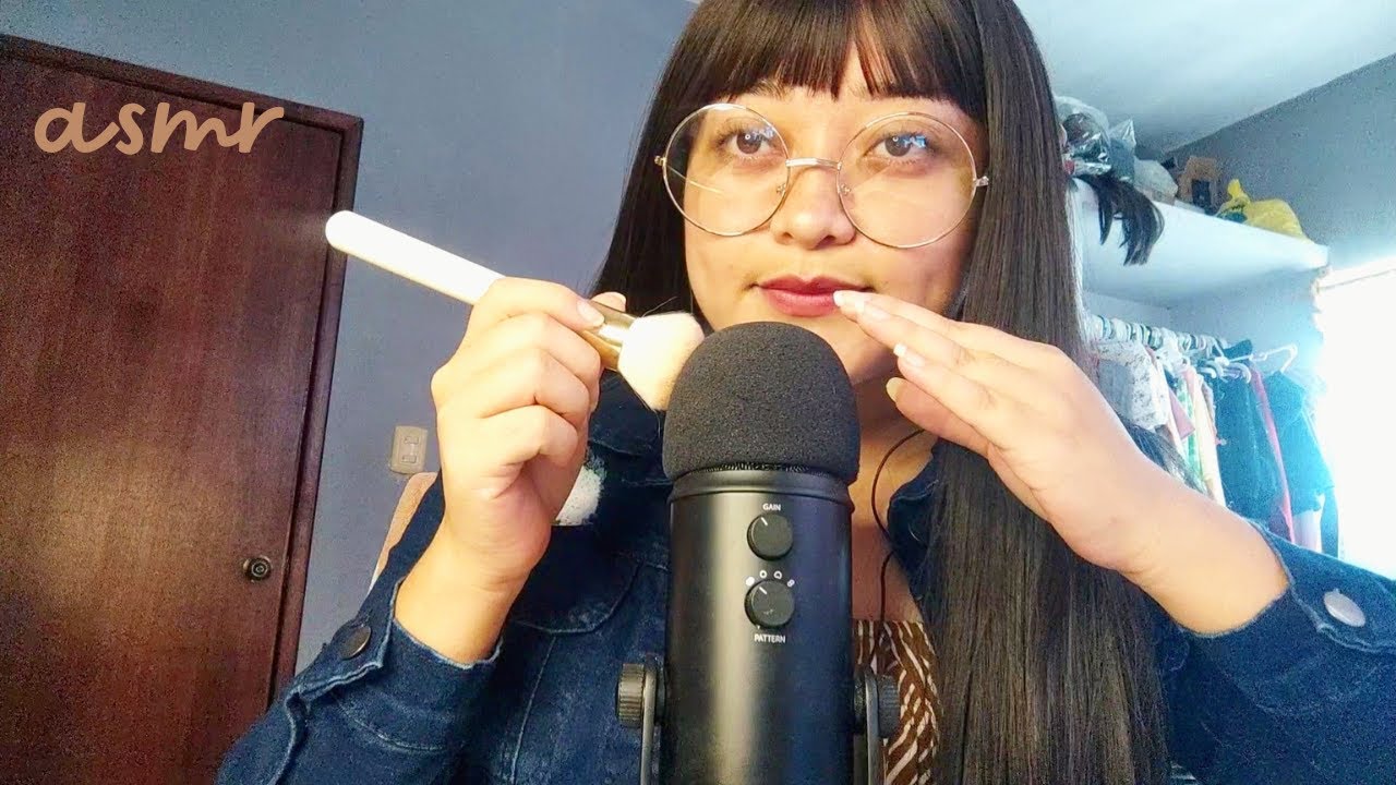 ASMR | Sonidos de Brocha y Susurros cosquillosos para dormir💤 #asmr ...
