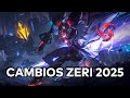 Zeri Cambios 2da Temporada 2025 – Nuevas Habilidades y Build Óptima