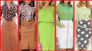 Upgrade Your Wardrobe: Workwear Skirts & Blouses (2024) Best styling Ideas*