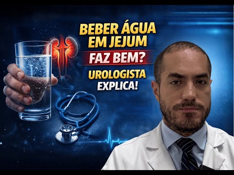 Beber Água em Jejum Faz Bem? Urologista Explica!