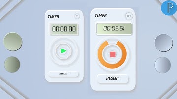 Complete Neumorphic Timer In Mobile Phone.|Soft Ui Design|•Pixellab Toturial.