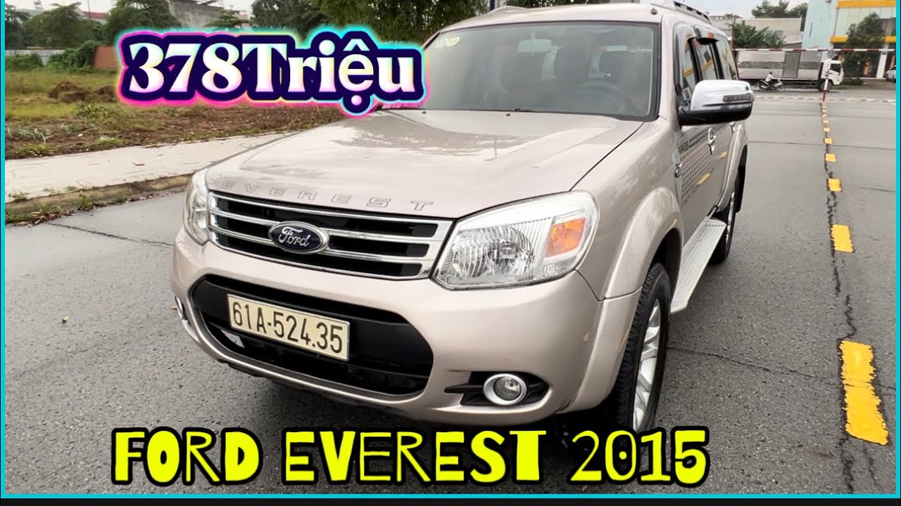 Đã bán Everest 2015 - Máy Dầu 2.5L Quá Khoẻ, 7 Chỗ Gầm Cao, Đi Đa Địa Hình, Giá Bán 378Triệu, Rút 