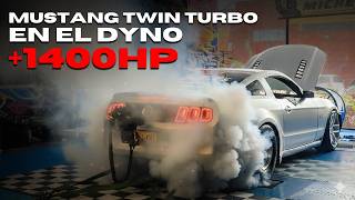 MÁS DE 1400HP EN EL DYNO… PERO TODO SALE MAL 😳🔥 | Mustang 5.2 Twin Turbo