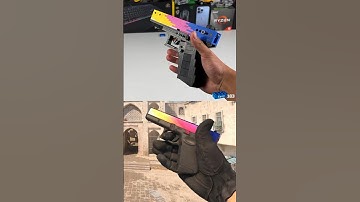 LEGO Glock-18 | Fade Side By Side Comparison #cs2