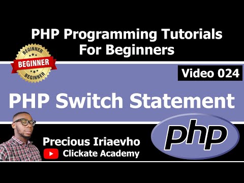 024 - PHP Switch Statement | PHP Tutorial for Beginners Full Course