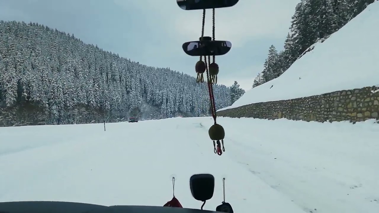 Kastamonu Azdavay Karlı ve buzlu yollar