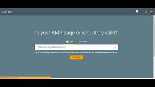 How to check your website run on mobile or AMP is valid