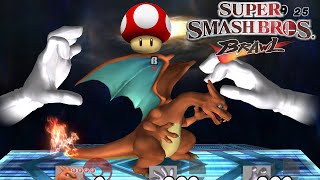 Super Smash Bros. Brawl Classic Mode With Giant Charizard