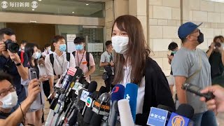 香港民主派の女性リーダー周庭氏有罪、日本に支援呼びかけ