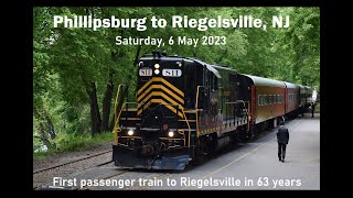 NJ Road Trip #12 - River Train (Inaugural Phillipsburg to Riegelsville Excursion)