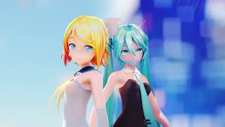 【MMD Collab】 Promise (by Samfree) 【YYB初音ミク/鏡音リン】