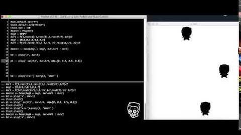 FoxDot to Processing via OSC Communication