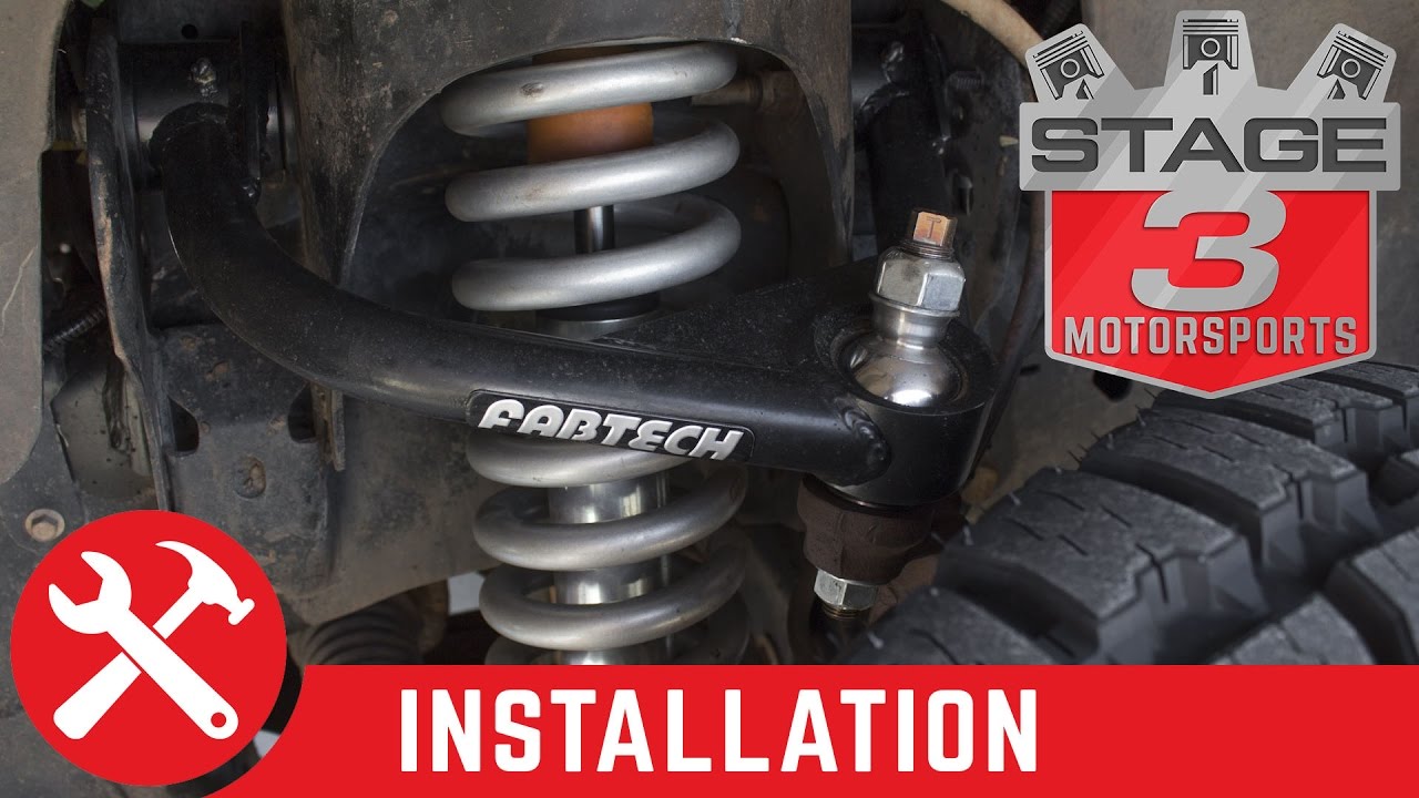 2009 2013 F150 4wd Fabtech Uniball Upper Control Arms Install