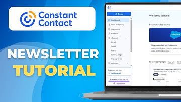 How To Constant Contact Newsletter Tutorial (2025)