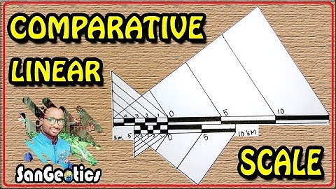 Comparative Linear Scale | Calculation and Construction | Sanjib Mandal | SanGeotics