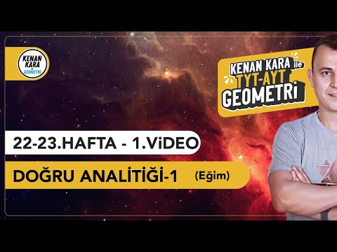 Doğru Analitiği-1 | GEOMETRİ KONU ANLATIMI (2024 Tayfa) (TYT-AYT)