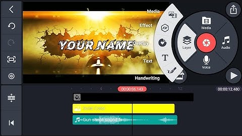 Free Intro - Machine Gun Shooting Intro|| Kinemaster Tutorial||Kinemaster editing tutorial