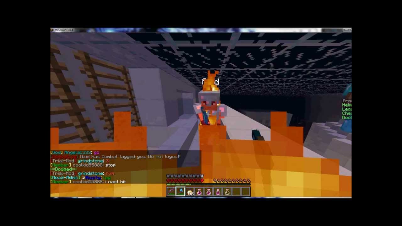 Minecraft PVP [Reconcraft] AngelaC333 vs Azid - YouTube
