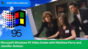 Microsoft Windows 95 Video Guide with Matthew Perry and Jennifer Aniston