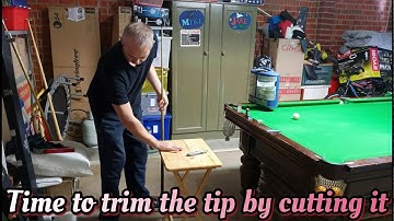 Tip Maintenance How to re tip your cue  (Pool sport) Cue sports coaching
