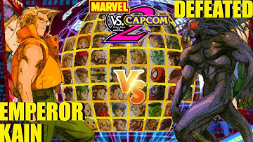 MvC2 Mvci Umvc3 EMPEROR KAIN vs DEFEATED pt 2