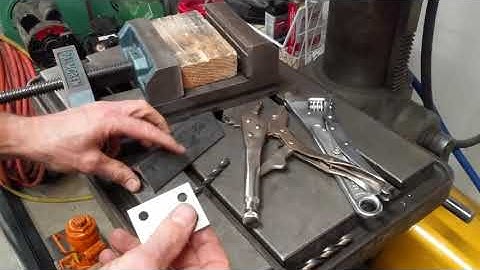 One Easy Way To Drill Matching Bolt Holes Without Measuring