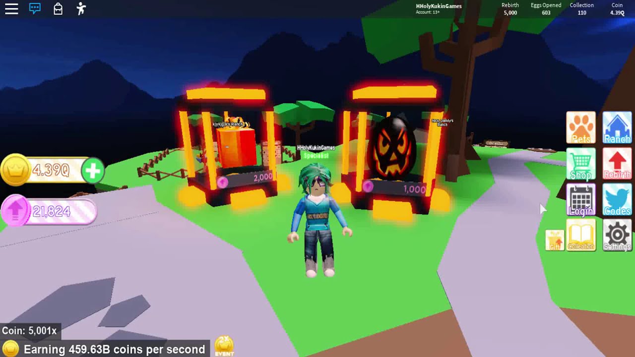 Code For Pet Ranch Simulator Youtube - tum yeni kodlar 18 adet kod roblox pet ranch simulator youtube