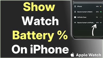 Hoe je de batterijpercentage-widget van je Apple Watch aan je iPhone toevoegt