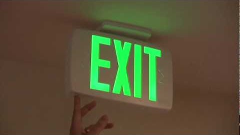 27 Replacing Exit Sign Batteries