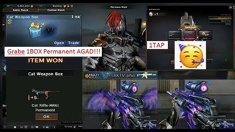 (CFPH) Getting M4A1-C-Devil Wing & Opening 1Box Cat Rifle-M4A1 Permanent