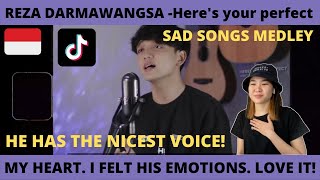 REACTION to 'here's your perfect' (sad tiktok songs medley/mashup) part II   The saddest part 😭❤️