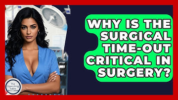 Why Is The Surgical Time-out Critical In Surgery? - The Operating Table