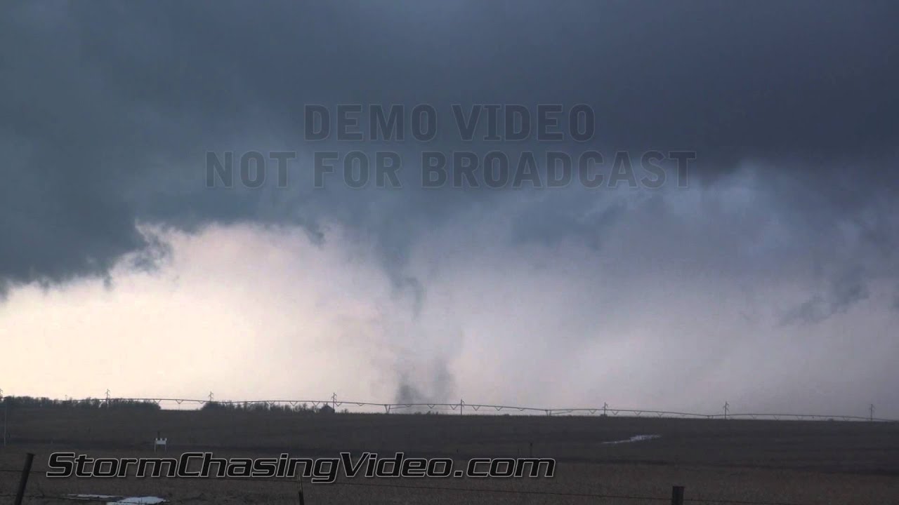2/28/2012 Stapleton, NE Tornadoes over open country.