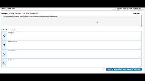 MGT211 Grand Quiz | Spring 2021 | Eman Institute of Computer skills