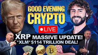 🚨 BREAKING: WHITE HOUSE *BOMBSHELL* CLARITY ACT UPDATE! 🚨 XRP & XLM  TO TOKENIZE $114 TRILLION!?