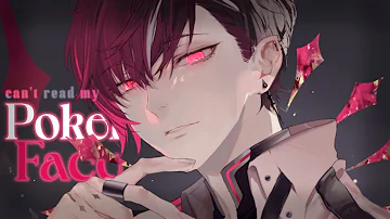 Nightcore ↬ Poker Face [MALE ROCK VERSION | sped up]