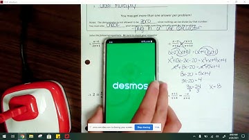 Rational Equations Day 1 Video 1