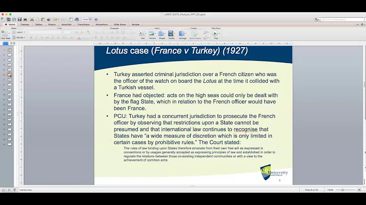 LAWS12070 Week 2 Podcast: Sources of International Law