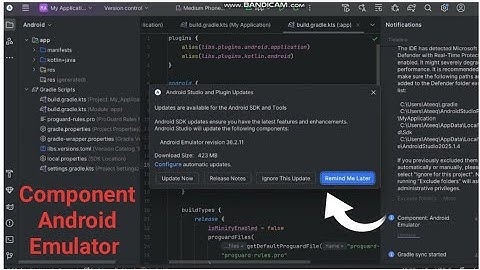 Android Studio and Plugin Updates | Android Emulator update